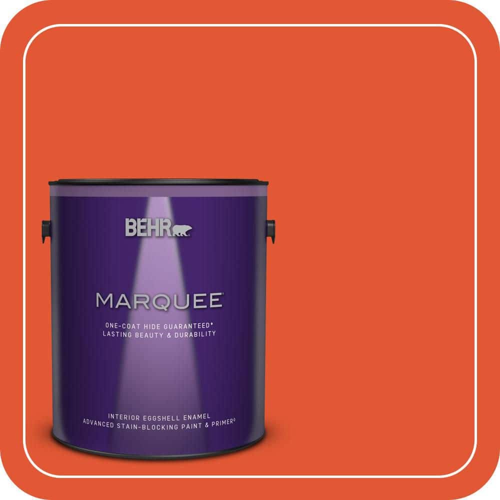 BEHR MARQUEE 1 gal. #S-G-210 Volcanic Blast Eggshell Enamel Interior Paint & Primer