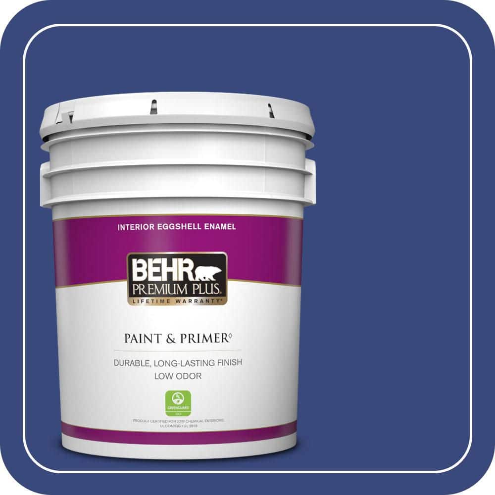 BEHR PREMIUM PLUS 5 gal. #MQ5-49 Expressionism Eggshell Enamel Low Odor Interior Paint & Primer