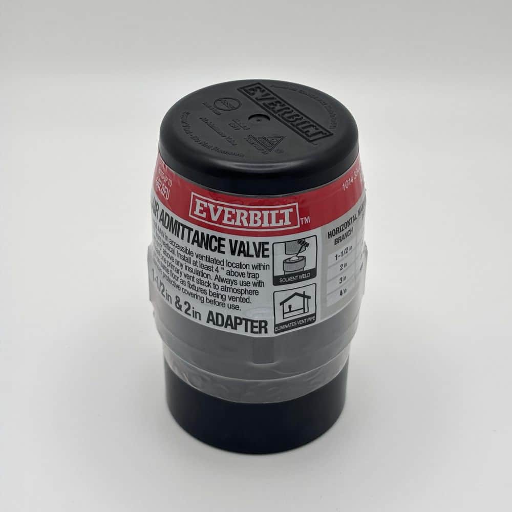 Everbilt 1-1/2 in. x 2 in. ABS Air Admittance Valve with 160 DFU Branch and 24 DFU Stack (3)