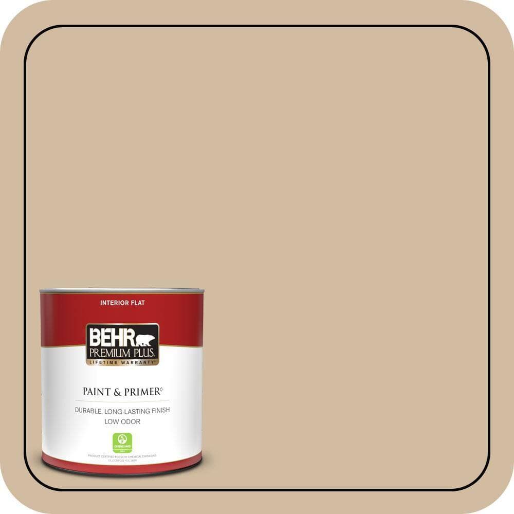 BEHR PREMIUM PLUS #N270-3 Coco Enamel Exterior Stain-Blocking Paint & Primer