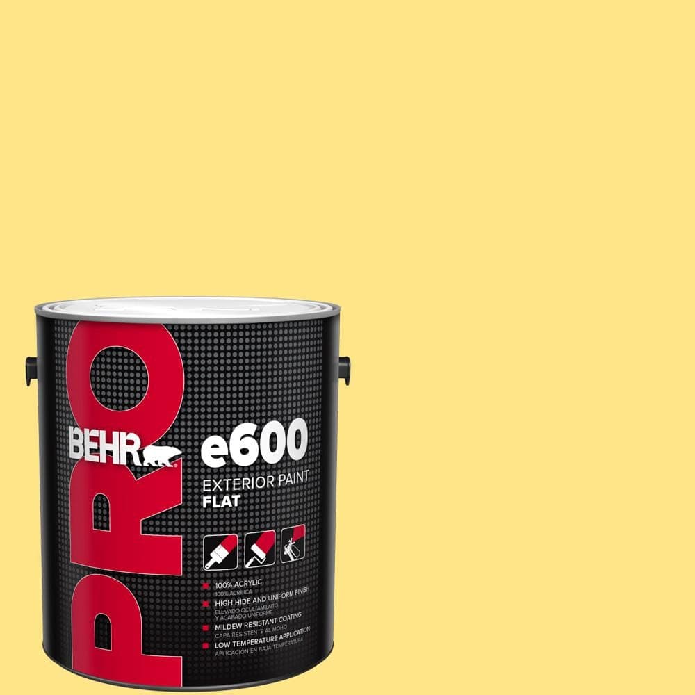 BEHR PRO 1 gal. #P300-5 Upbeat Flat Exterior Paint