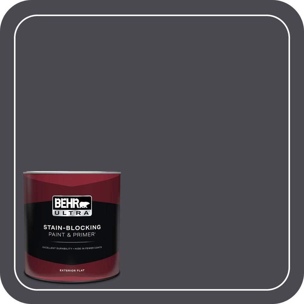 BEHR ULTRA 1 qt. #N560-7 Limoscene Flat Exterior Paint & Primer