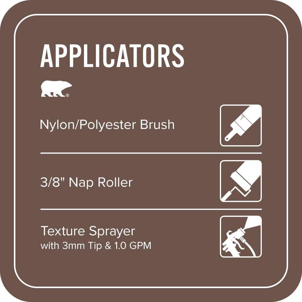 BEHR PREMIUM #N130-7 Textured Low-Lustre Enamel Interior/Exterior Porch and Patio Anti-Slip Floor Paint (4)