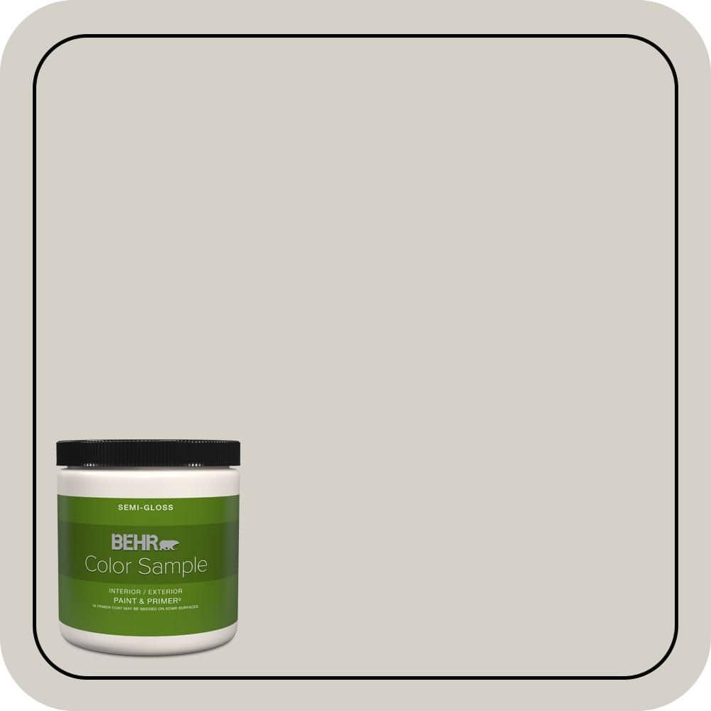 BEHR PREMIUM PLUS Designer Collection #DC-014 Gray View Enamel Low Odor & Primer (1)