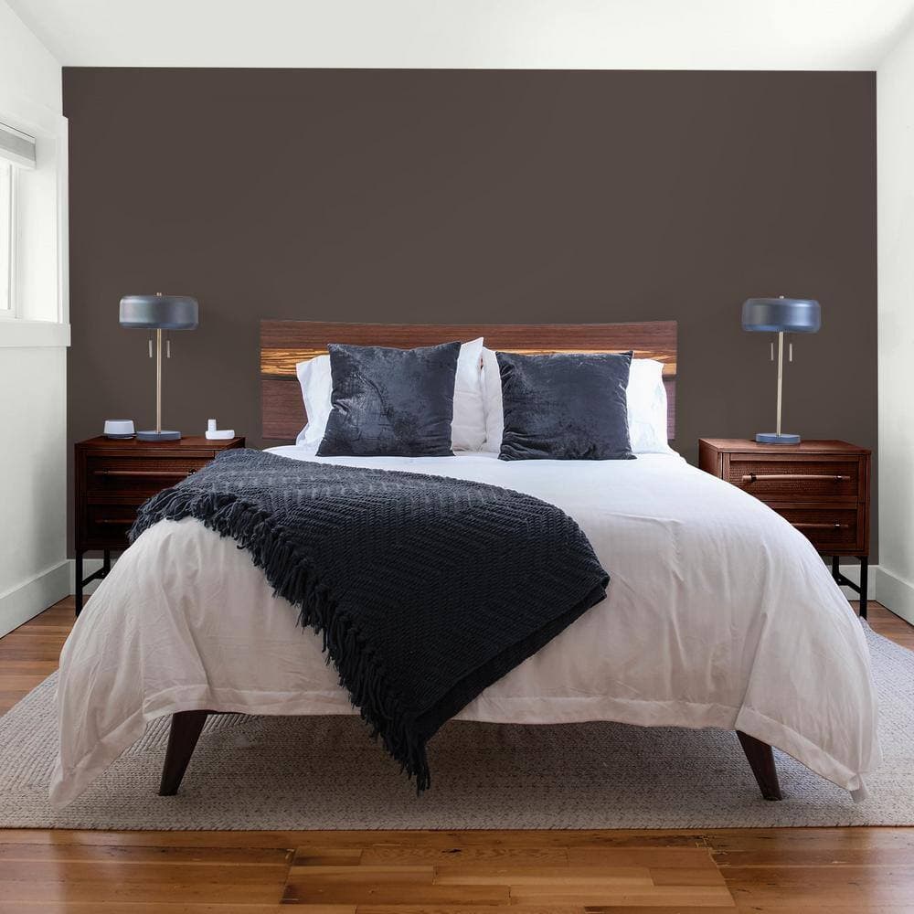 Glidden Premium 1-gal. Dark Granite PPG1005-7 Flat Interior Latex Paint (4)