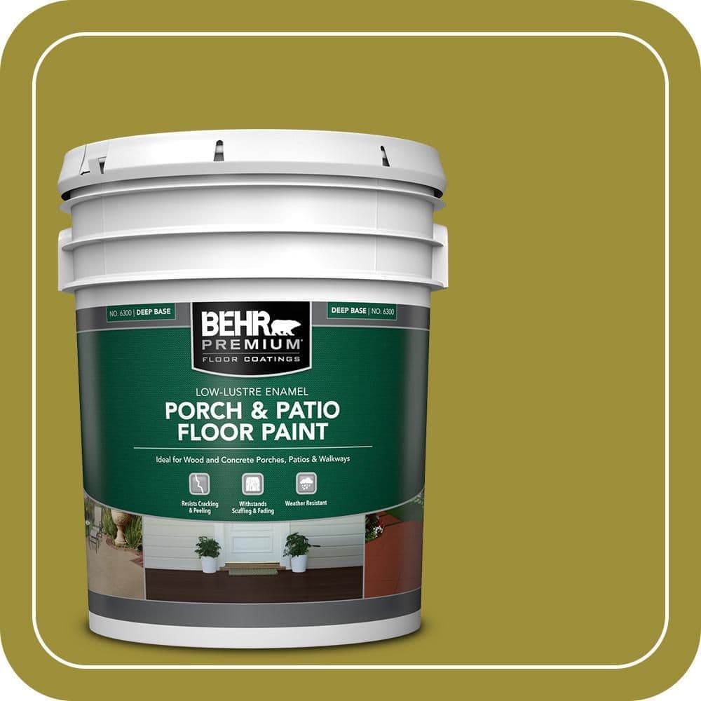 BEHR PREMIUM #HDC-MD-20 Textured Low-Lustre Enamel Interior/Exterior Porch and Patio Anti-Slip Floor Paint (1)