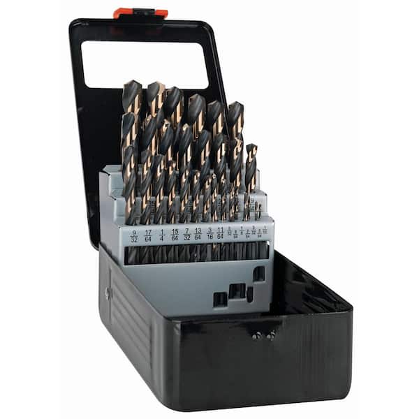 CLE-LINE Black and Gold High Speed Drill Bit Set (29-Piece) (2)