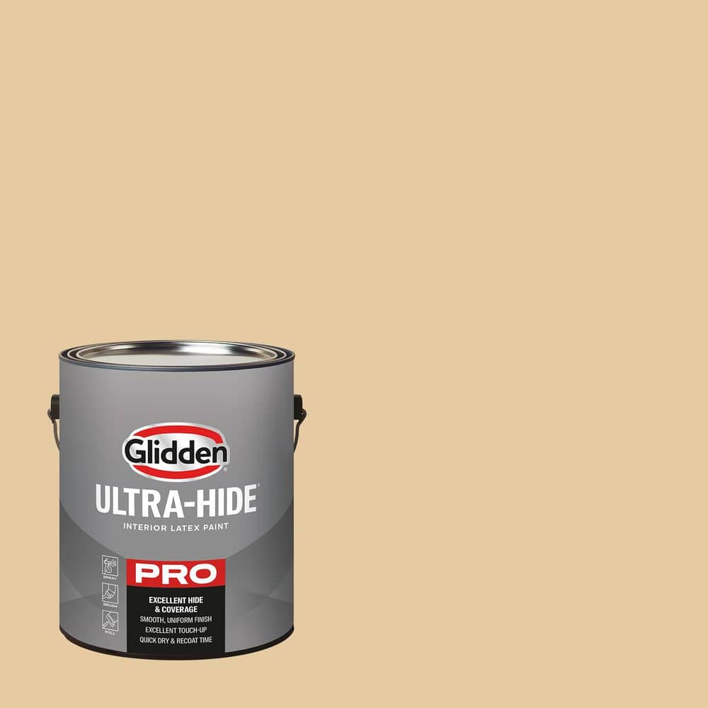 Glidden Ultra-Hide 1 gal. PPG15-07 York Ivory Eggshell Interior Paint