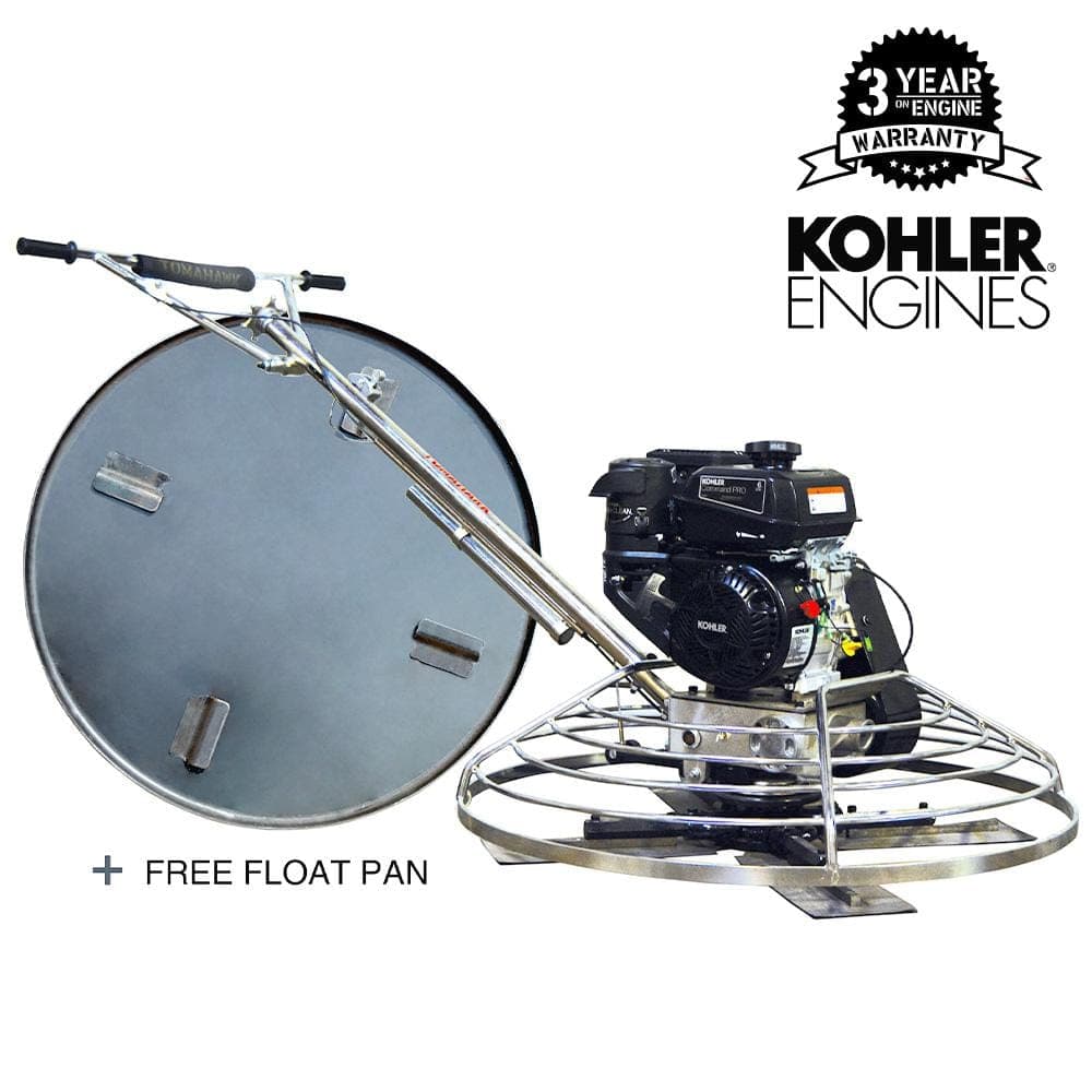 Tomahawk Power 36 in. Kohler Concrete Power Trowel Powered by 6 HP CH260 Kohler Engine for Concrete Finishing