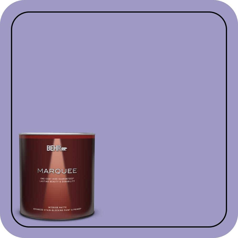 BEHR MARQUEE 1 qt. #630B-5 Majestic Violet Matte Interior Paint & Primer