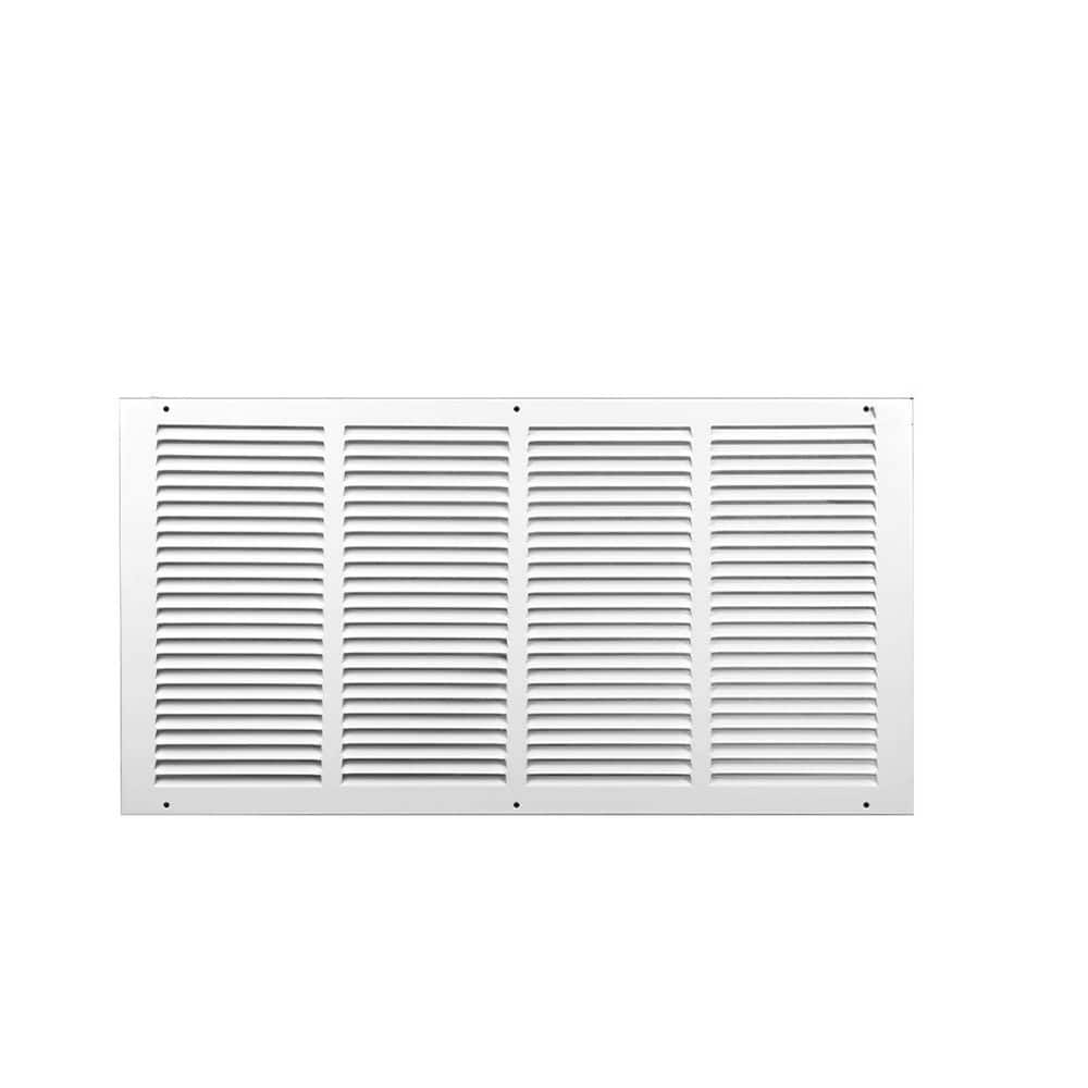 Helhom Fits 24 in. x 12 in. HAVC Return Air Grille Duct Opening, Steel Return Vent Cove for Sidewall and Ceiling (1)