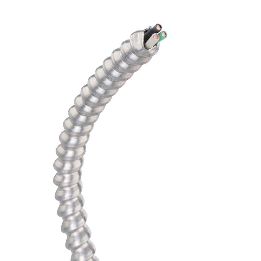 Southwire 12-Gauge/2-Gauge Solid CU MC (Metal Clad) Armorlite Cable (3)