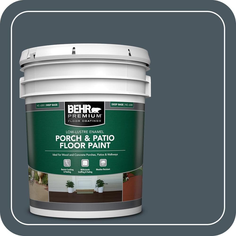 BEHR PREMIUM #S470-7 Low-Lustre Enamel Interior/Exterior Porch and Patio Floor Paint (1)