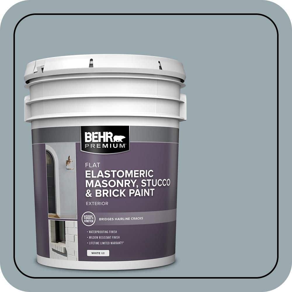BEHR PREMIUM 5 gal. #N470-4 NorWester Elastomeric Masonry, Stucco and Brick Exterior Paint (1)