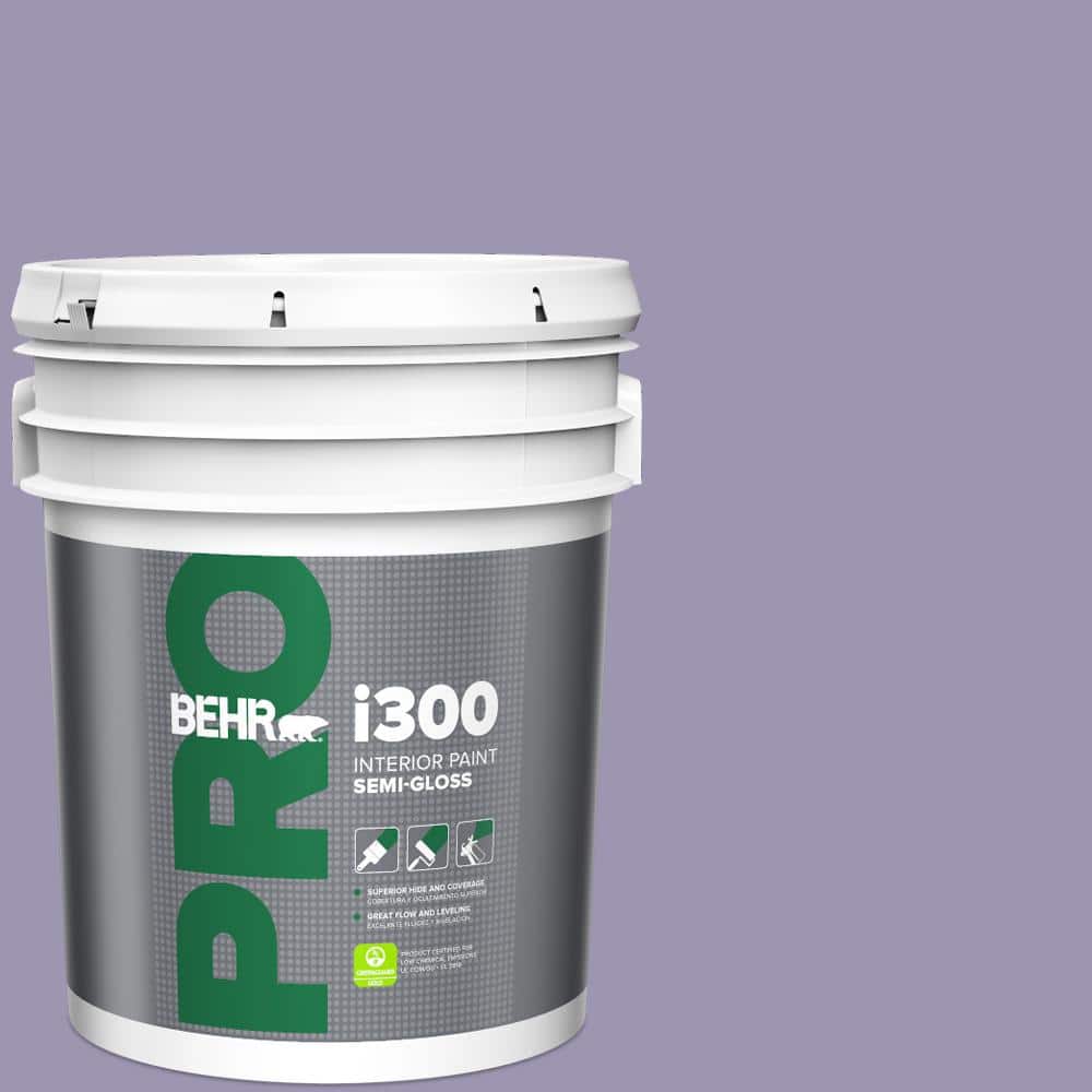 BEHR PRO 5 gal. #S570-4 Night Music Semi-Gloss Interior Paint