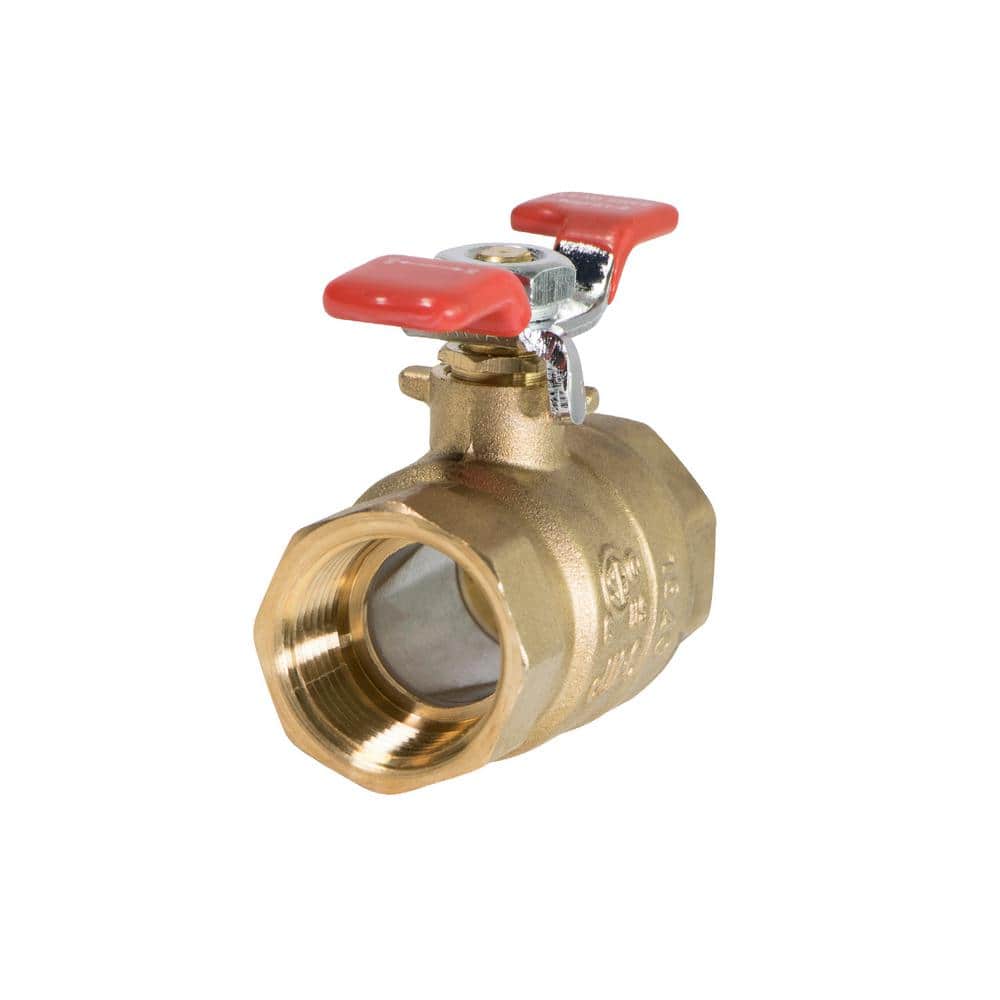 PLUMBFLEX . FIP FIP Premium Brass Full Port Ball Valve with T-Handle (2)