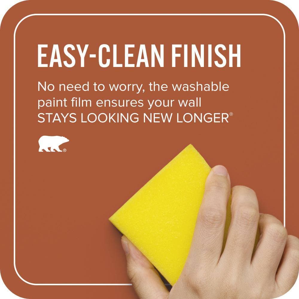 BEHR ULTRA 1 qt. #S-H-220 Summer Heat Extra Durable Eggshell Enamel Interior Paint & Primer (4)