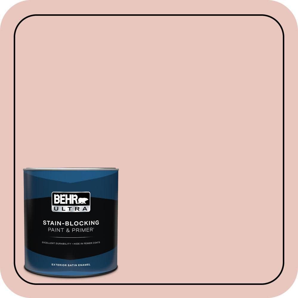 BEHR ULTRA 1 qt. #S160-1 Iced Cherry Satin Enamel Exterior Paint & Primer