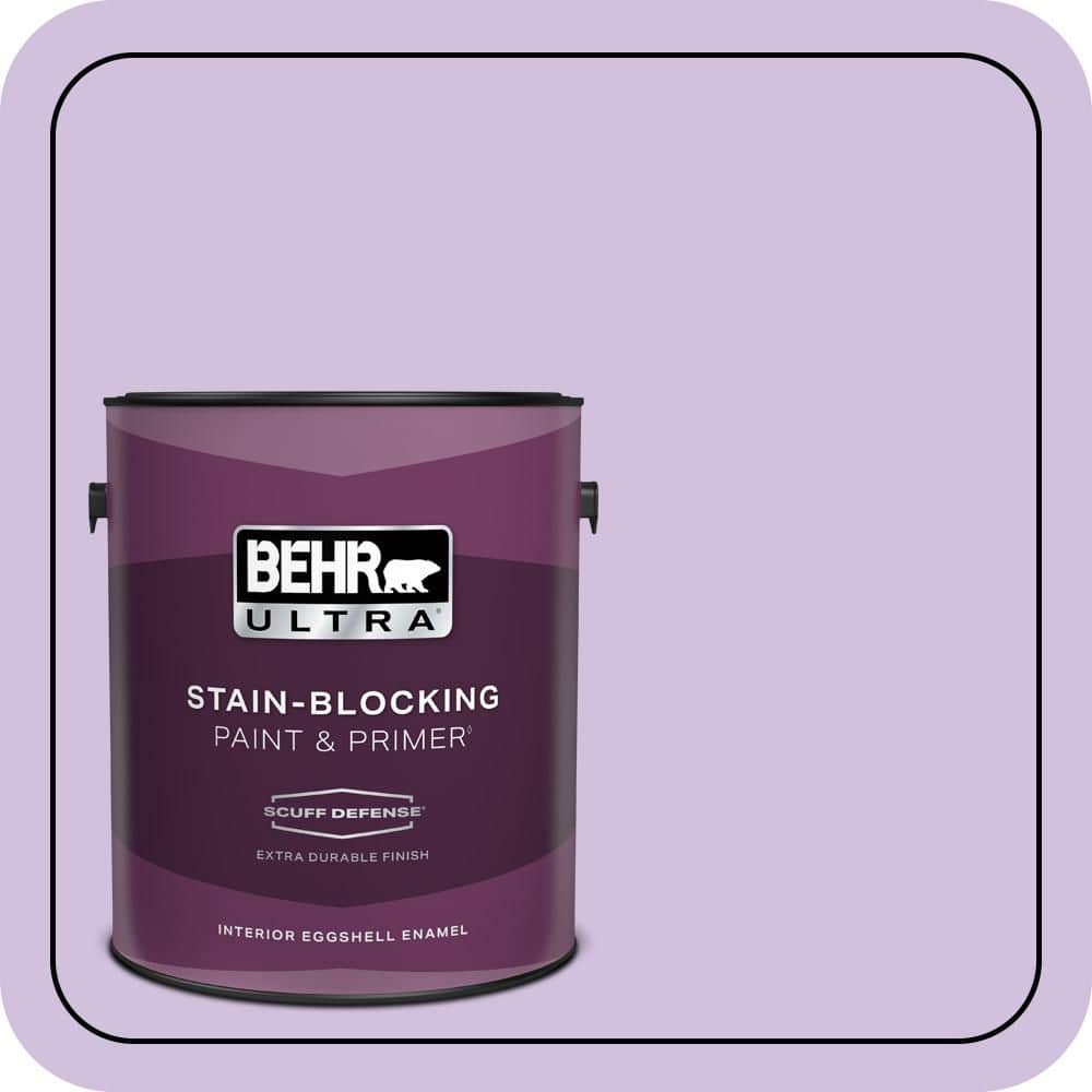 BEHR ULTRA 1 gal. #650A-3 Fresh Heather Extra Durable Eggshell Enamel Interior Paint & Primer