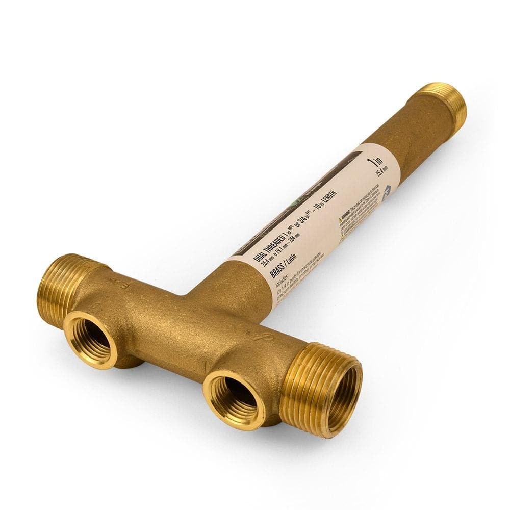 Everbilt 10 in. Brass Tank Tee (2)