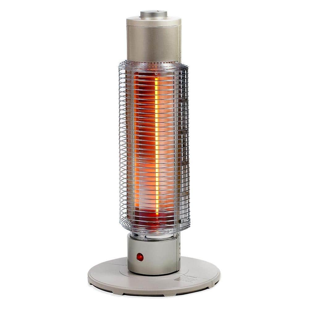 SENGOKU Portable Graphite Electric Tower Heater in Champagne