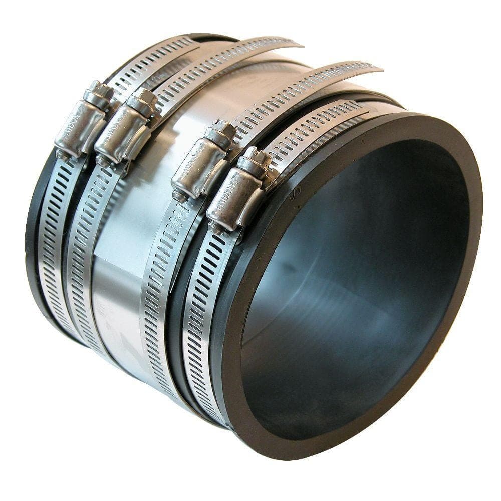 Fernco 4 in. Flexible PVC Shielded Coupling Fittings & Connectors