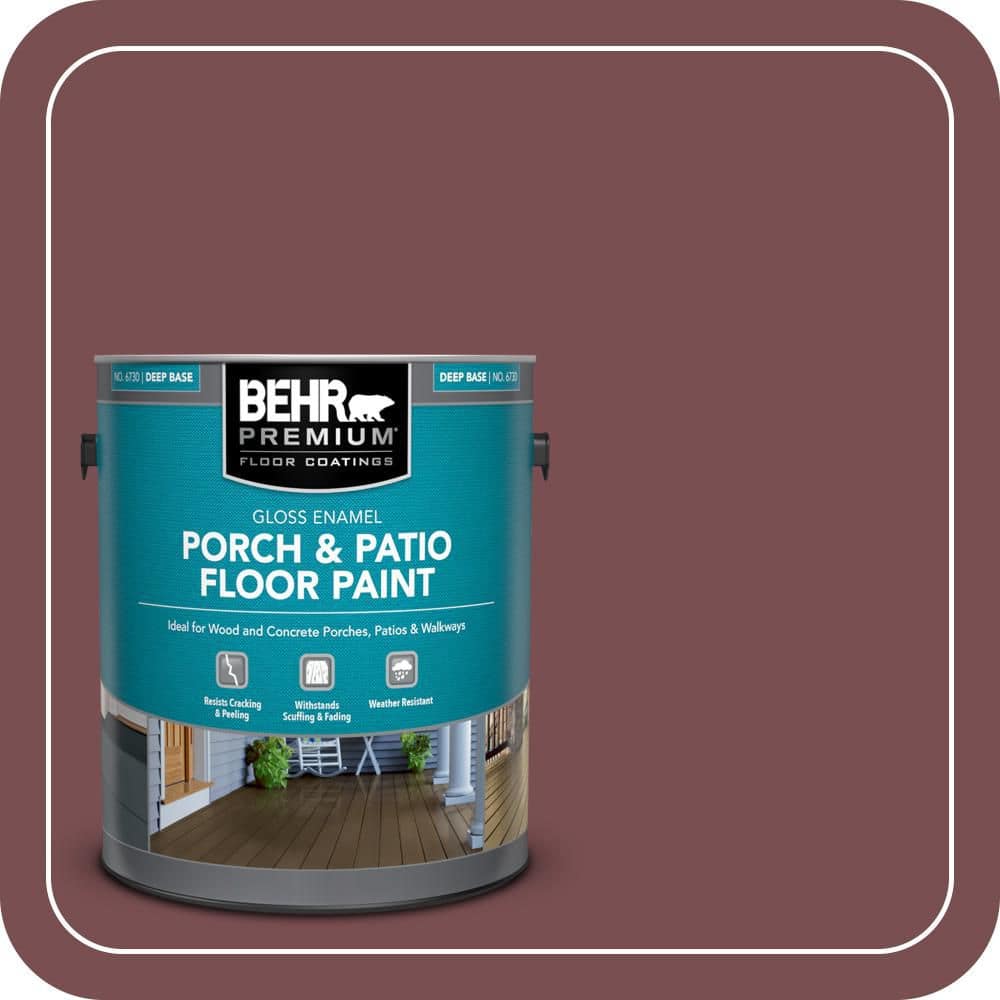 BEHR PREMIUM 1 gal. #ECC-24-3 Autumn Hills Gloss Enamel Interior/Exterior Porch and Patio Floor Paint