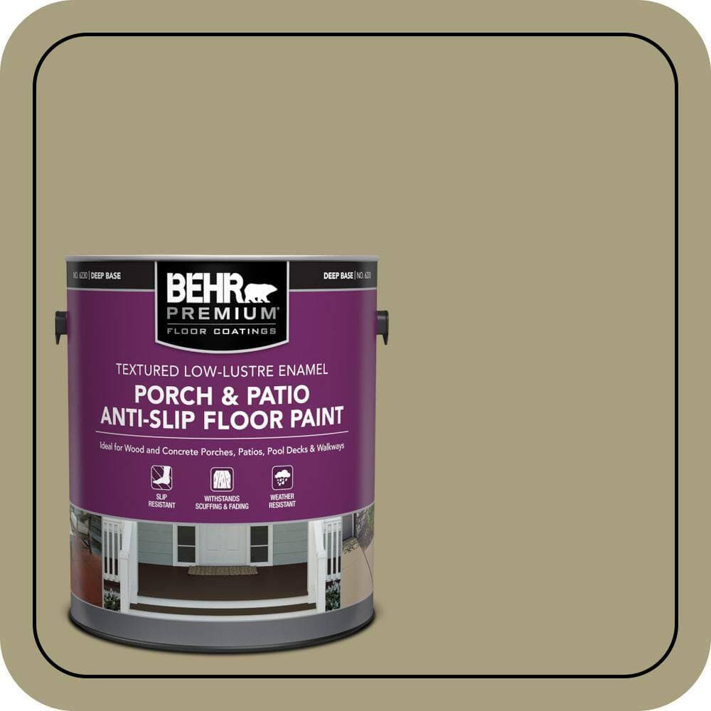BEHR PREMIUM #S350-4A Textured Low-Lustre Enamel Interior/Exterior Porch and Patio Anti-Slip Floor Paint