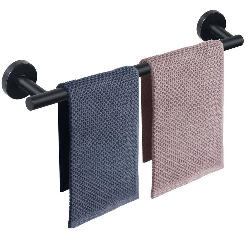 Numhew Wall Mounted Bath Towel Bar Stainless Steel Shower Towel Rack, Towel Holder (2)