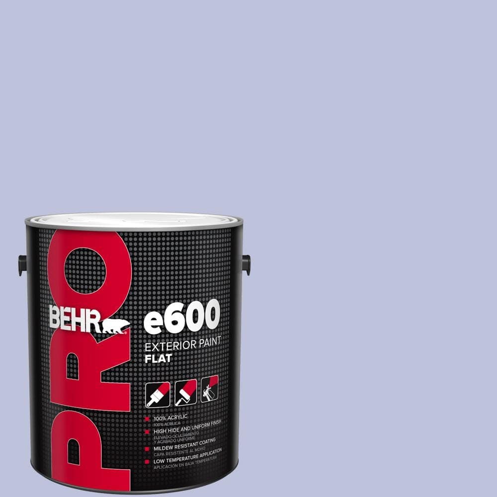 BEHR PRO 1 gal. #610A-3 Lavender Sachet Flat Paint