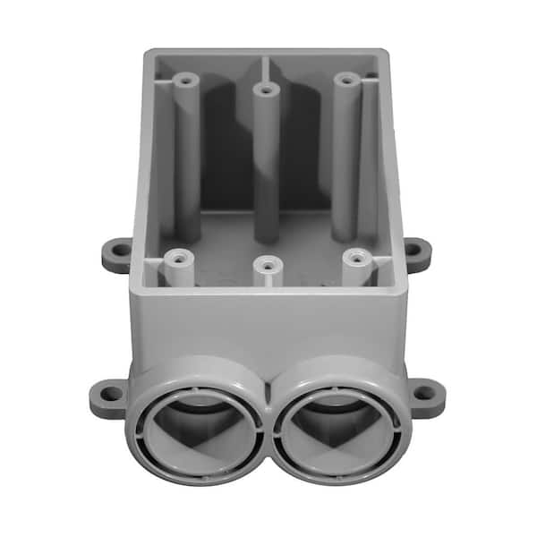 Cantex 1-Gang FSS Electrical Box - Gray (2)