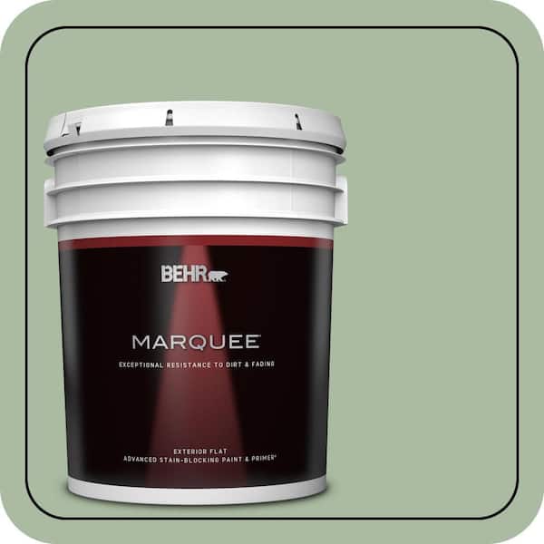BEHR MARQUEE 5 gal. #T17-07 Balanced Flat Exterior Paint & Primer (2)
