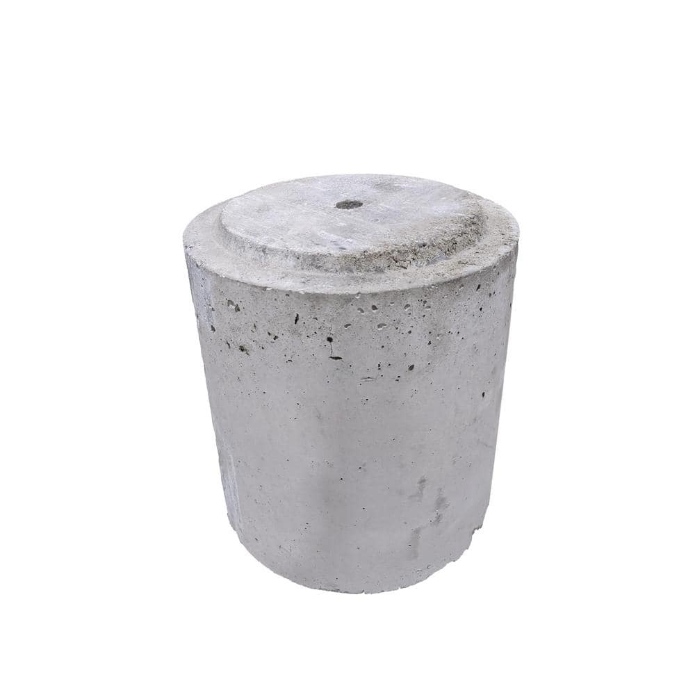 EZ Tube 3-Section 31.25 in. Stackable Concrete Pier Footing (3)