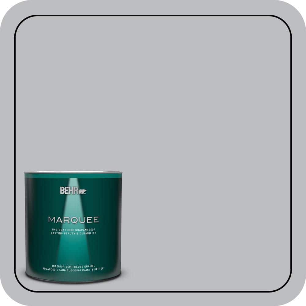 BEHR MARQUEE 1 qt. #N530-3 High Speed Access One-Coat Hide Semi-Gloss Enamel Interior Paint & Primer