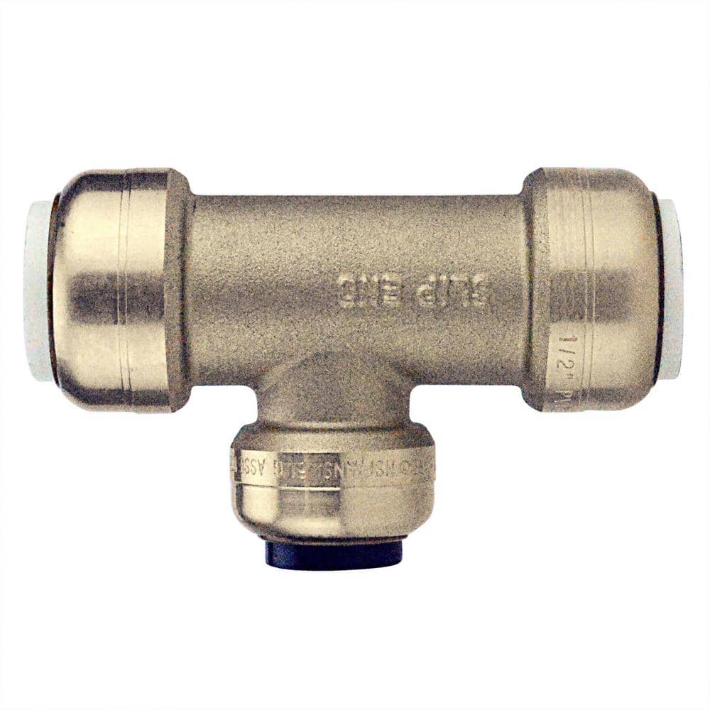 Tectite IPS IPS CTS Brass Push-To-Connect Slip Tee
