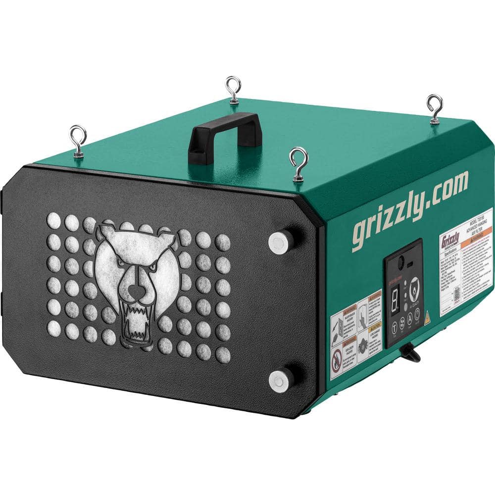 Grizzly Industrial 3-Speed HEPA Hanging Air Filter