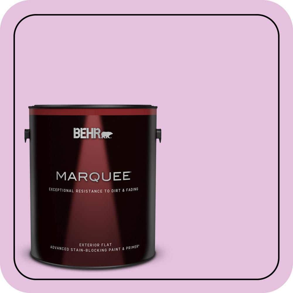 BEHR MARQUEE 1 gal. #P110-2 Girl Talk Flat Exterior Paint & Primer (1)