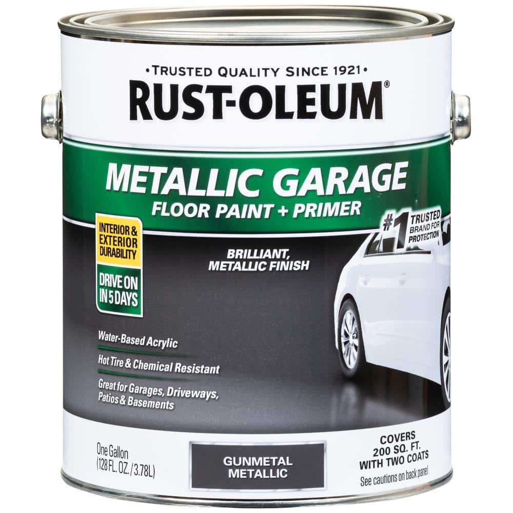 Rust-Oleum Metallic Concrete Floor Interior/Exterior Paint and Primer (2-Pack) (2)