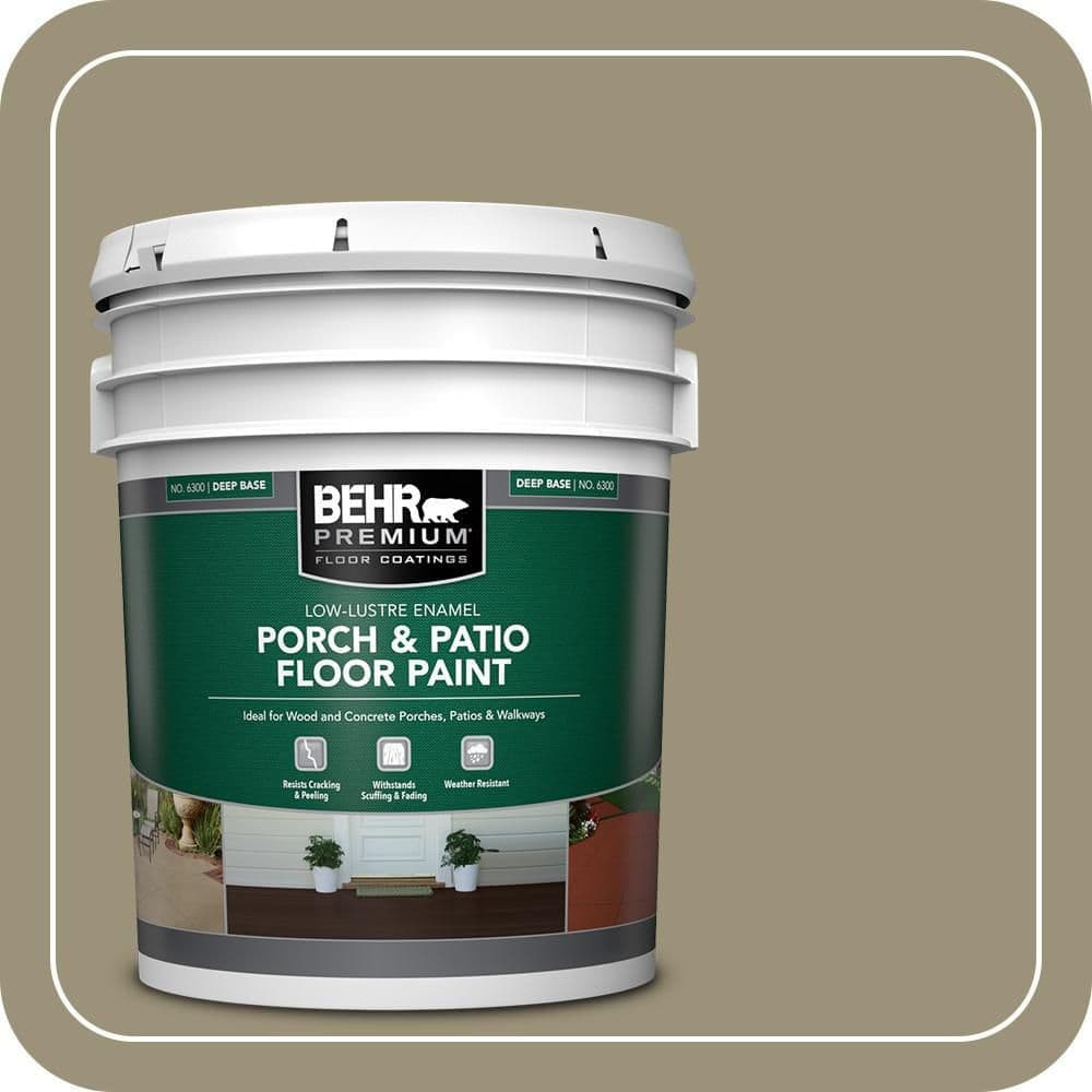BEHR PREMIUM #N340-5 Low-Lustre Enamel Interior/Exterior Porch and Patio Floor Paint (1)