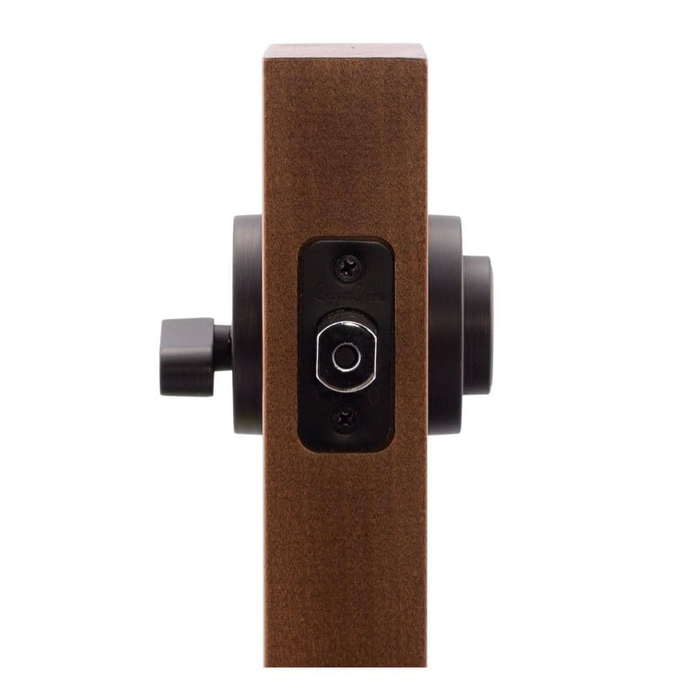 Copper Creek Comtemporary Round Single Cylinder Tuscan Bronze Deadbolt (3)