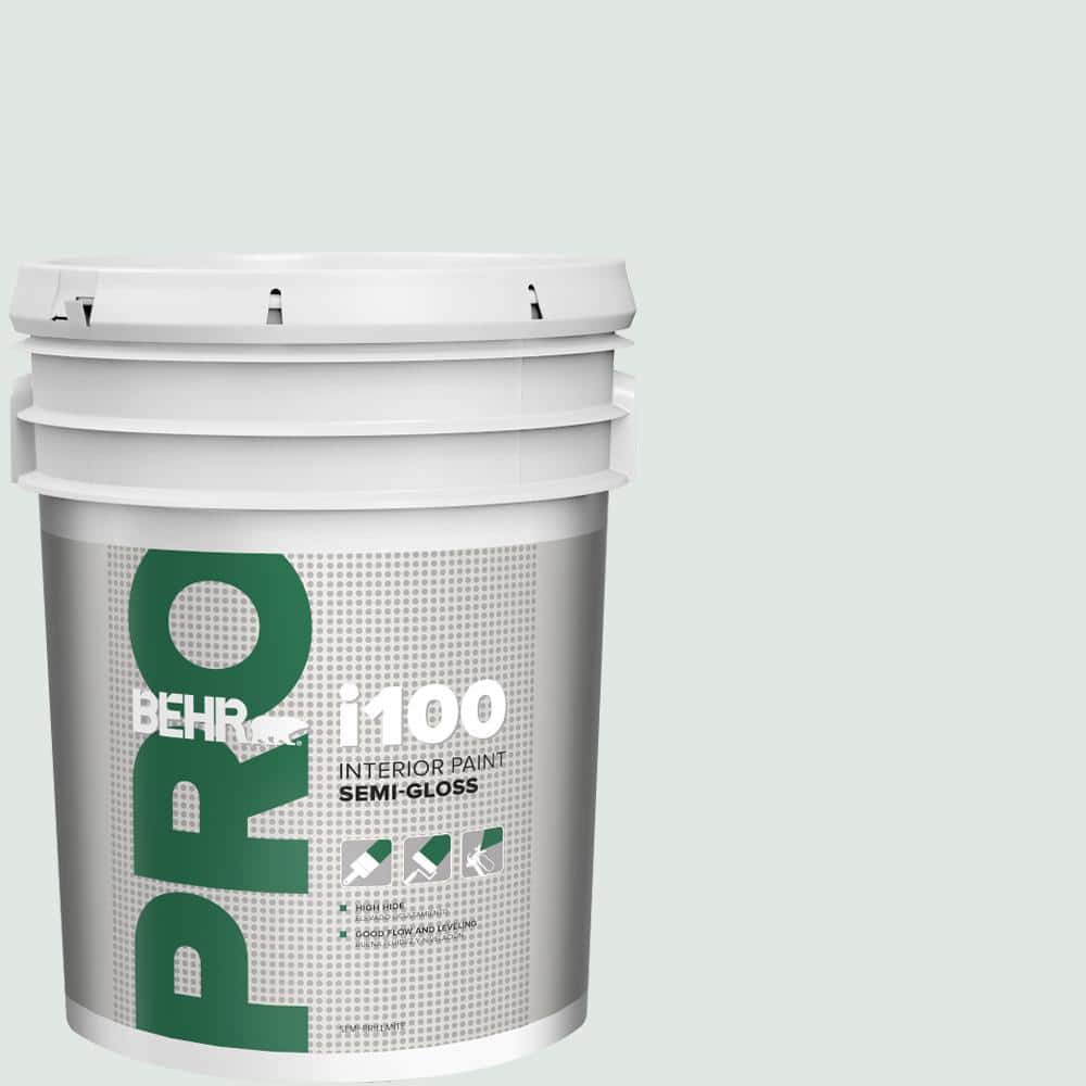 BEHR PRO 5 gal. #490E-1 Glimmer Semi-Gloss Interior Paint