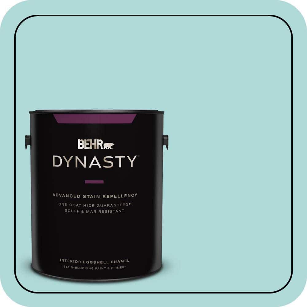 BEHR DYNASTY 1 gal. #510C-3 Rivers Edge Eggshell Enamel Interior Stain-Blocking Paint & Primer