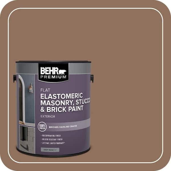 BEHR PREMIUM 1 gal. #N240-6 Wild Mustang Elastomeric Masonry, Stucco and Brick Exterior Paint (2)