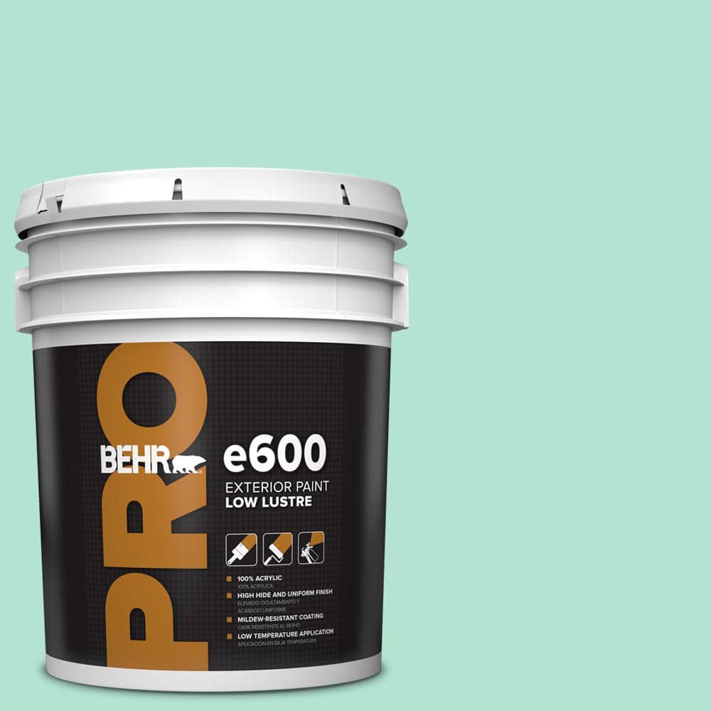 BEHR PRO 5 gal. #P420-2 Crystal Rapids Low Luster Exterior Paint