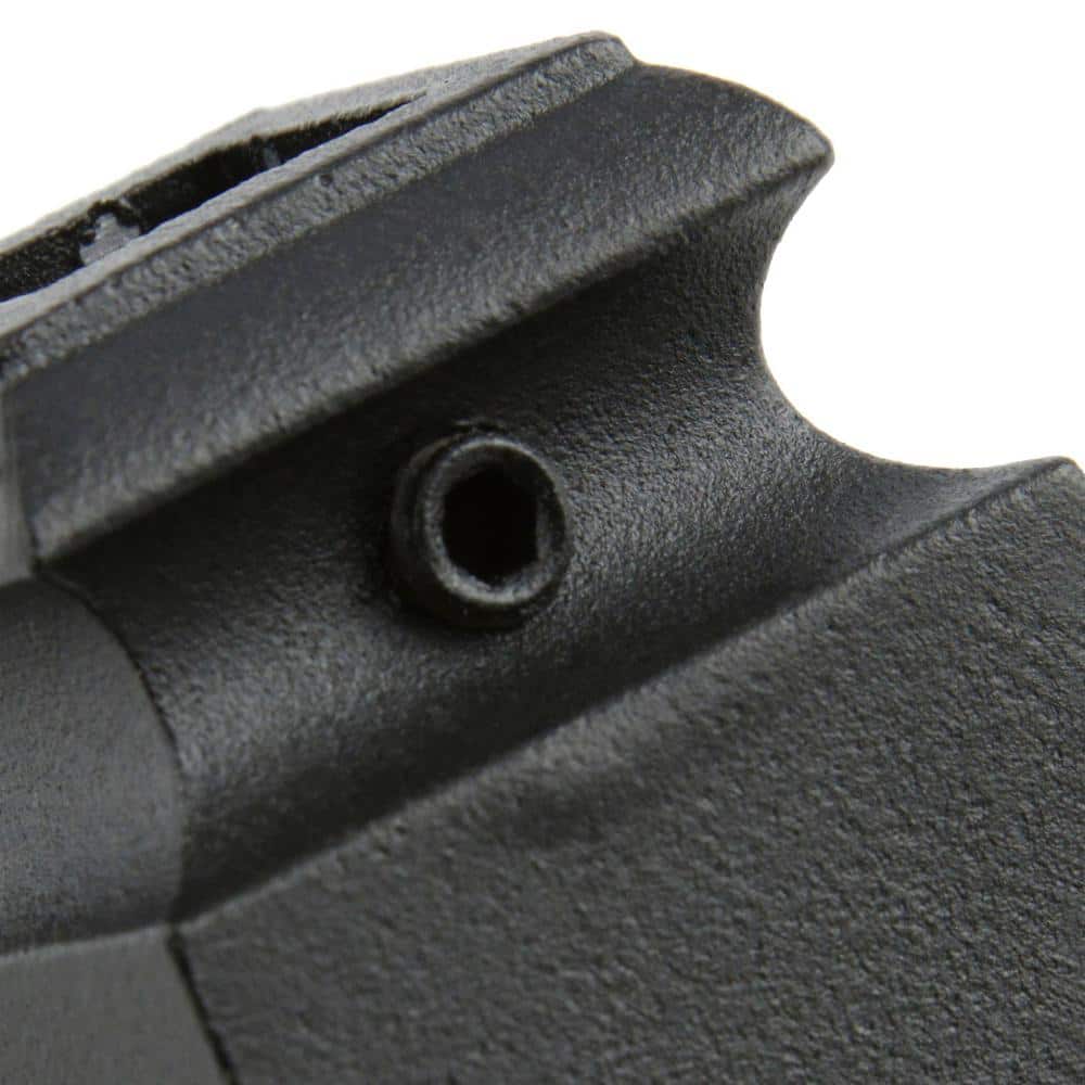 EVERMARK Stair Parts 1/2 in. Matte Black Angled Metal Baluster Shoe for Stair Remodel (3)