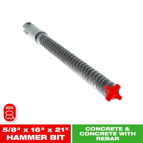 DIABLO 5/8 in. x 16 in. x 21 in. Rebar Demon SDS-Max 4-Cutter Full Carbide Head Hammer Drill Bit (2)