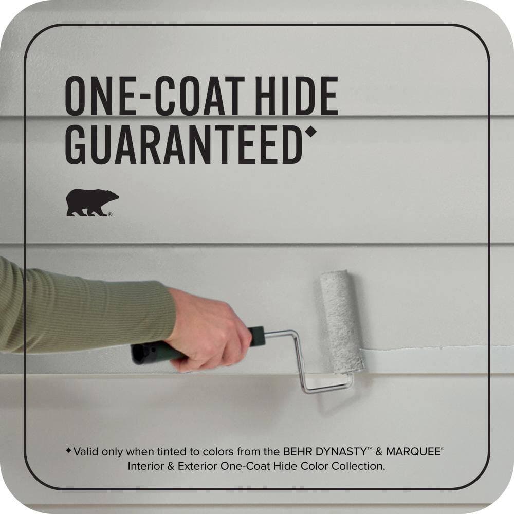 BEHR MARQUEE 5 gal. #QE-50 Gull Gray Flat Exterior Paint & Primer (3)