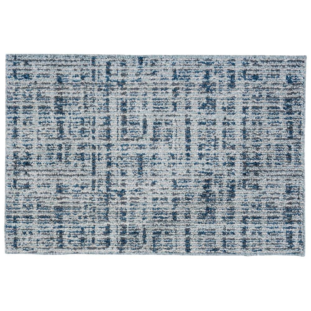 Unbranded Motley Light Blue 2 ft. x 3 ft. Scatter Area Rug (2)