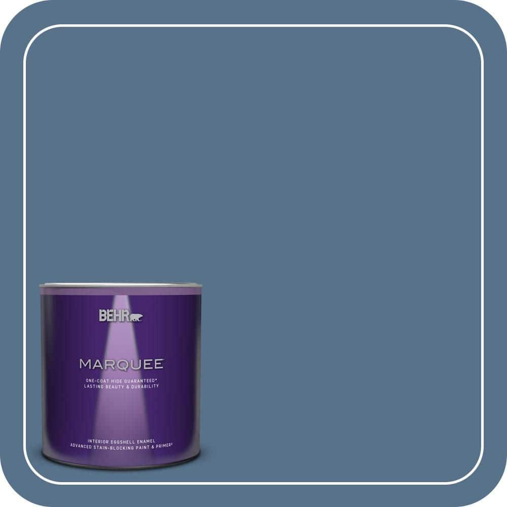 BEHR PREMIUM PLUS #PPU14-01 Arrowhead Lake Flat Interior/ & Primer Color Sample (1)