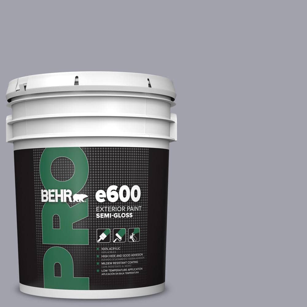 BEHR PRO 5 gal. #MQ5-08 Masterpiece Semi-Gloss Exterior Paint